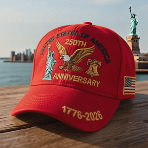 Eagle  Liberty United States 250th Anniversary Hat 250th Years Freedom Embroidered Hat United States 250th Anniversary 1776 2026 Vintage Washed Usa Dad Cap For Men Women 1764227555186.png