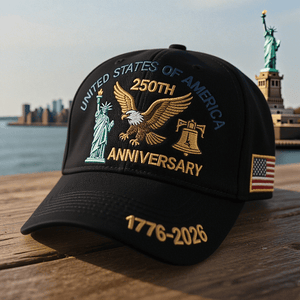 Eagle  Liberty United States 250th Anniversary Hat 250th Years Freedom Embroidered Hat United States 250th Anniversary 1776 2026 Vintage Washed Usa Dad Cap For Men Women 1764227555239.png