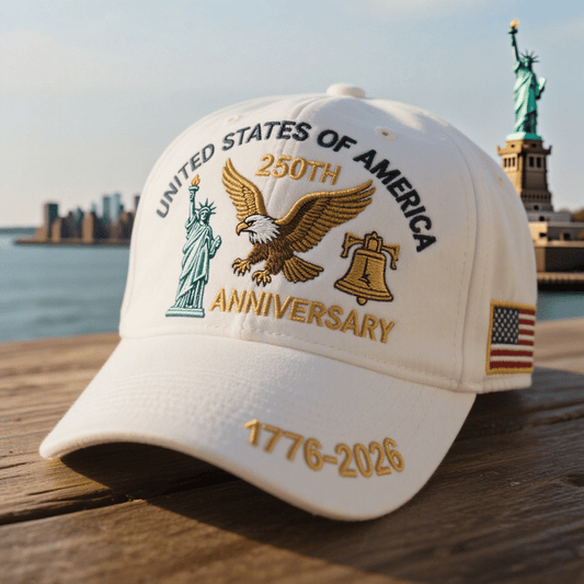 Eagle  Liberty United States 250th Anniversary Hat 250th Years Freedom Embroidered Hat United States 250th Anniversary 1776 2026 Vintage Washed Usa Dad Cap For Men Women 1764227555257.png