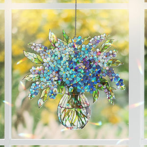 Forget Me Not Bouquet Hologram Window Hanging Acrylic Suncatcher 1764313000826.jpg