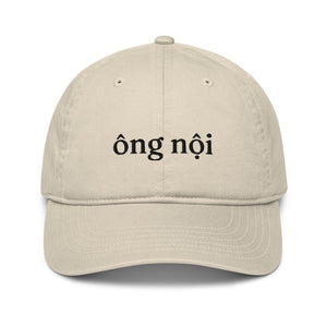 Vietnamese Ng N I Grandpa Hat Embroidered Organic Dad Cap Vietnamese Gift Baby Announcement 1764643420361.jpg