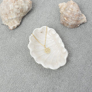 Dharma Wheel Necklace Spiritual Jewelry Gold Pendant Buddhism Symbol Meaningful Gift Everyday Jewelry Gift For Her Christmas Gift 1764645118316.jpg