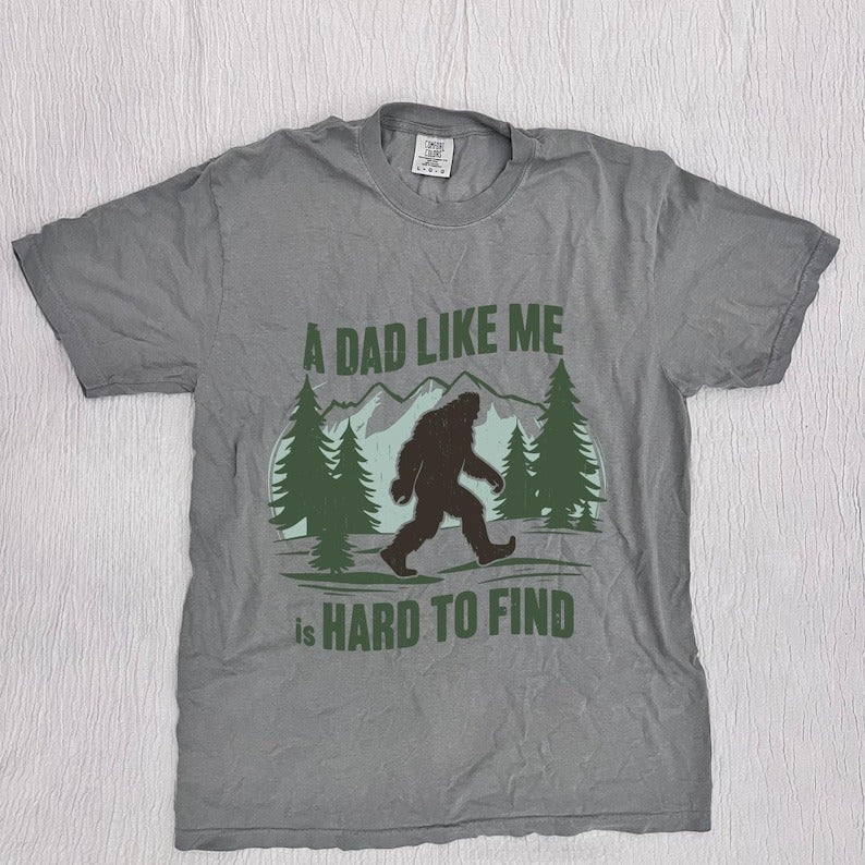 Retro Funny Bigfoot Dad Shirt Funny A Dad Like Me Is Hard To Find T Shirt Popular Fathers Day Shirt Fathers Day Gift Cool Dad Gift 1764745408365.jpg