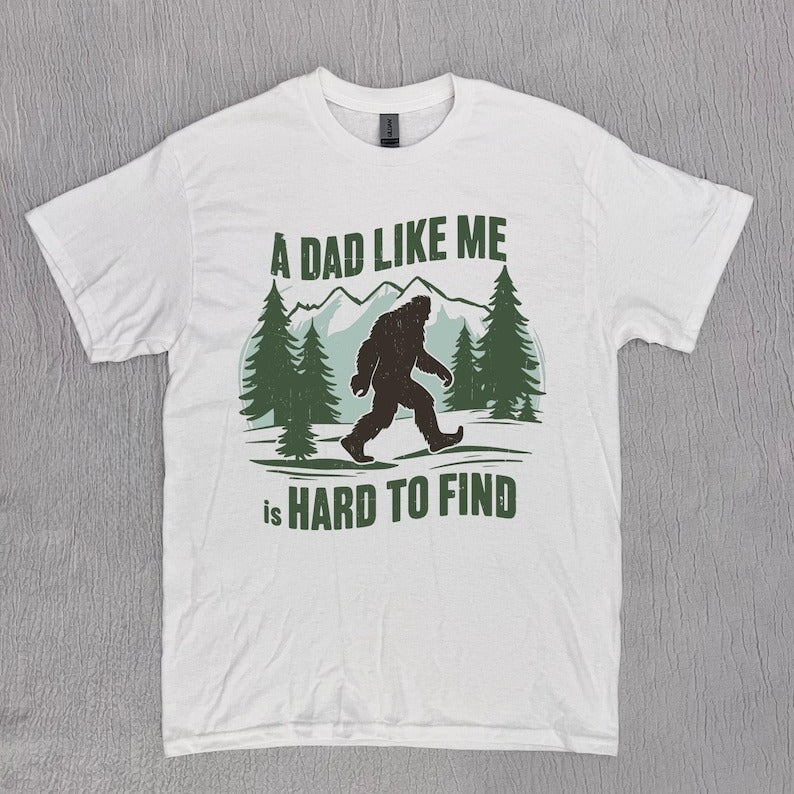 Retro Funny Bigfoot Dad Shirt Funny A Dad Like Me Is Hard To Find T Shirt Popular Fathers Day Shirt Fathers Day Gift Cool Dad Gift 1764745408449.jpg