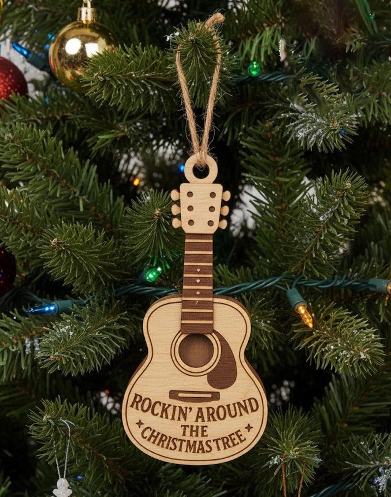 Guitar Rockin Around The Christmas Tree Ornament 1764750222578.jpg