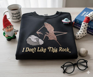 Embroidered Marcus The Worm Shirt I Dont Like This Rock Sweatshirt Marcus The Worm Meme Shirt Funny Meme Shirts Gift For Him Xmas Gift 1764926877106.jpg