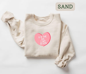 Six Seven Valentines Day Couples Shirts Teacher Team Shirts Funny 6 7 Conversation Hearts Sweatshirt Viral Meme Crewneck Gen Z Gift 1765252107430.jpg
