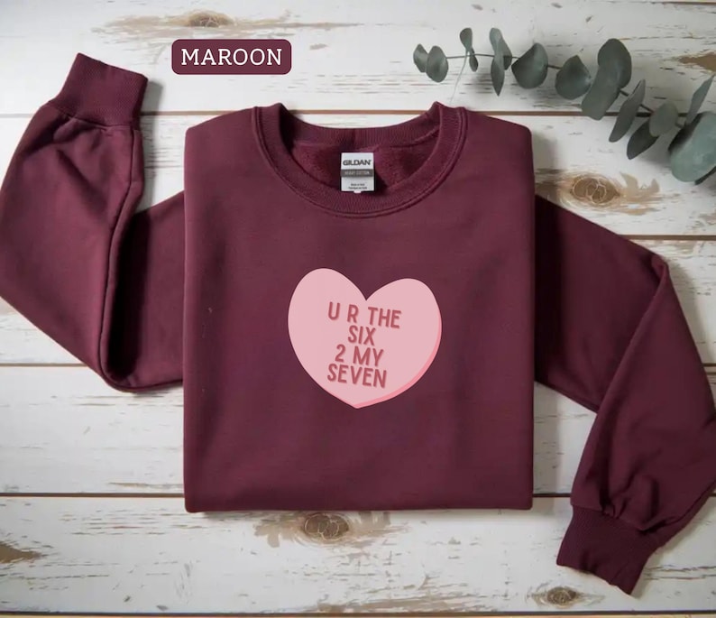 Six Seven Valentines Day Couples Shirts Teacher Team Shirts Funny 6 7 Conversation Hearts Sweatshirt Viral Meme Crewneck Gen Z Gift 1765252107965.jpg