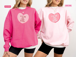 Six Seven Valentines Day Couples Shirts Teacher Team Shirts Funny 6 7 Conversation Hearts Sweatshirt Viral Meme Crewneck Gen Z Gift 1765252107978.jpg