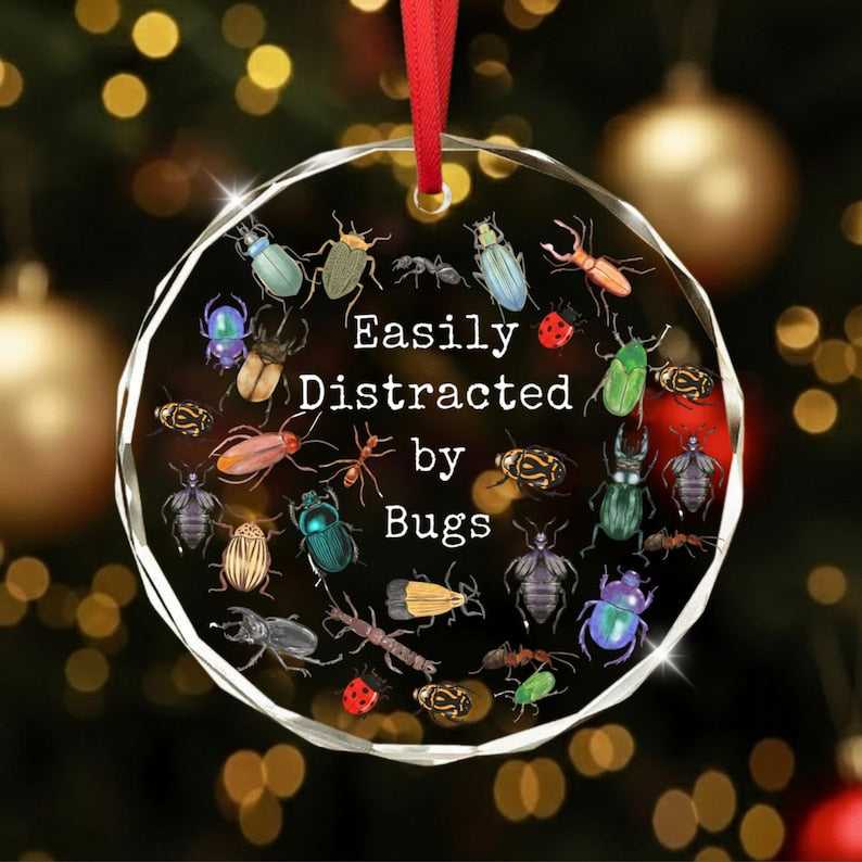 Easily Distracted By Bugs Ornament Entomology Gift 1765349942684.jpg