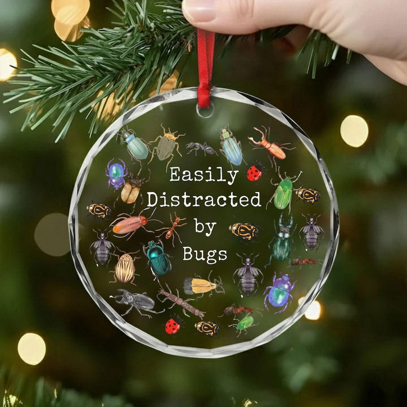Easily Distracted By Bugs Ornament Entomology Gift 1765349942687.jpg