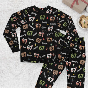 Custom 6 7 Six Seven Christmas Slang Meme For Kids  Adults Personalized Pajama Set Six Seven Meme Sweater Merry Christmas Set 1765350475752.jpg