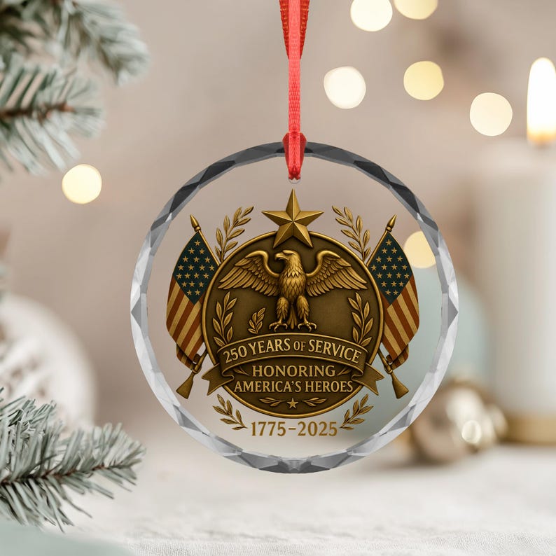 250th Anniversary Military Ornament Honoring 250 Years Of American Service Patriotic Gift 1766042434668.jpg