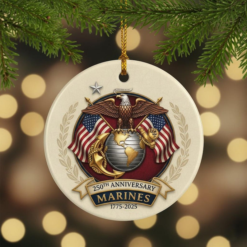 Marine 250th Anniversary Ornament Military Veteran Ornament Christmas Gift For Military 1766045396200.jpg