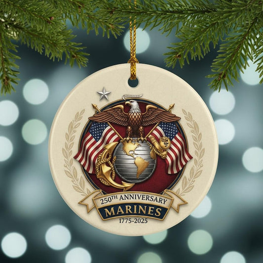 Marine 250th Anniversary Ornament Military Veteran Ornament Christmas Gift For Military 1766045396235.jpg
