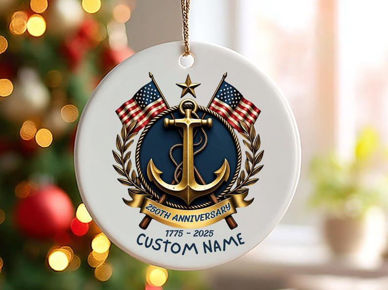 Us Navy 250th Anniversary Ornament Anchor Emblem Keepsake 1766046113266.jpg
