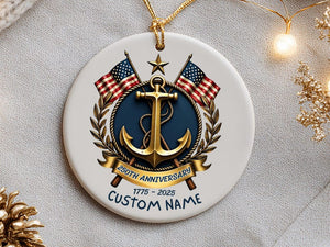 Us Navy 250th Anniversary Ornament Anchor Emblem Keepsake 1766046113273.jpg