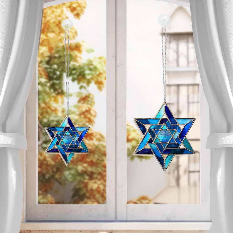 Star Of David Hanukkah Suncatcher Jewish Acrylic Window Hangings Hanukkah Ornament Jewish Star Hanukkah Suncatcher Christmas Gift 1766463272232.jpg