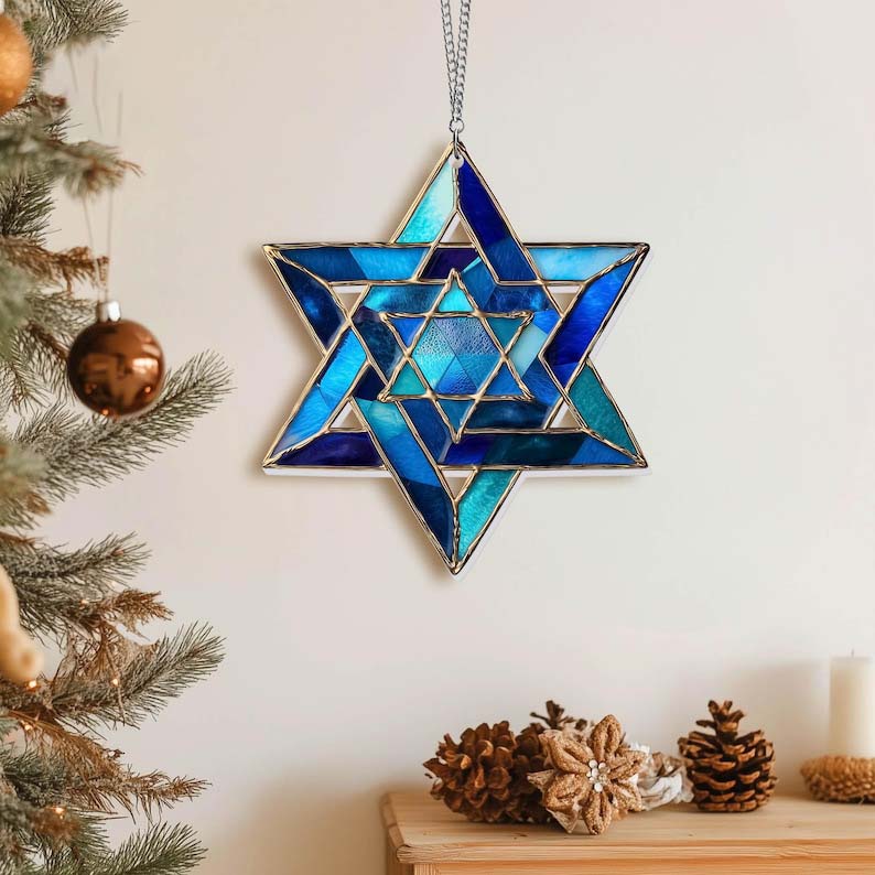 Star Of David Hanukkah Suncatcher Jewish Acrylic Window Hangings Hanukkah Ornament Jewish Star Hanukkah Suncatcher Christmas Gift 1766463272810.jpg
