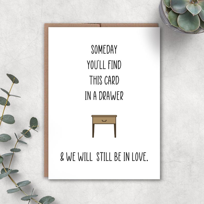 In Love Card Someday Youll Find This In A Drawer Card For Boyfriend Post Card Birthday Gift For Him Valentines Card For Him 1767080276485.jpg