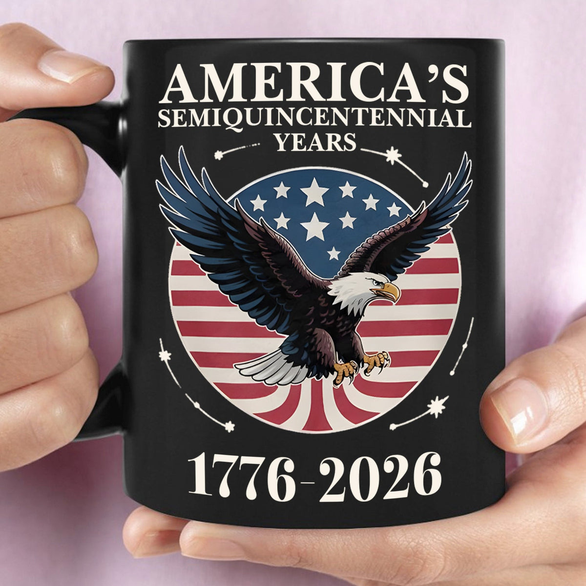 Americas 250 Years Semiquincentennial Black Mug  Happy 250th Birthday Usa  Patriotic 4th Of July Mug  America 250th Anniversary  Independence Day Black Mug 1768189035582.jpg