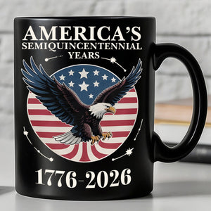 Americas 250 Years Semiquincentennial Black Mug  Happy 250th Birthday Usa  Patriotic 4th Of July Mug  America 250th Anniversary  Independence Day Black Mug 1768189035603.jpg