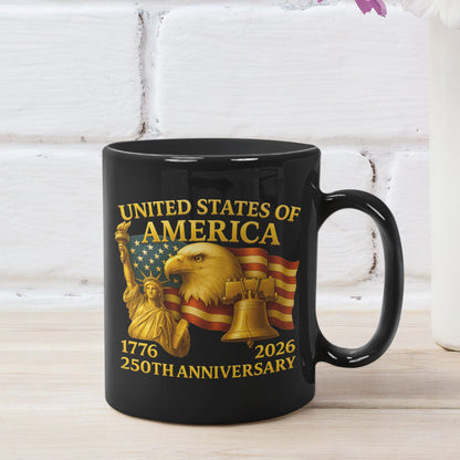 250 Years Anniversary Mug  Happy 250th Birthday 1776 2026 Black Mug 1768189140523.jpg