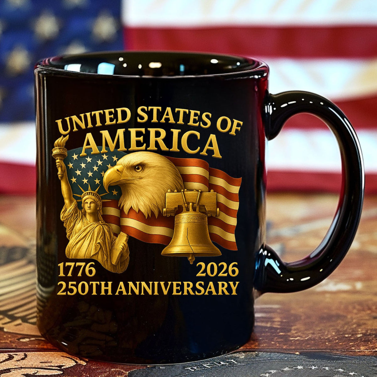 250 Years Anniversary Mug  Happy 250th Birthday 1776 2026 Black Mug 1768189141235.jpg