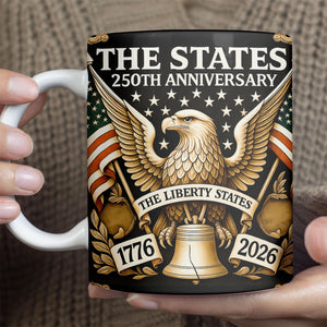 Usa 250 Years Anniversary Mug  American Independence 1776 2026  Patriotic 4th Of July White Mug 1768189370934.jpg