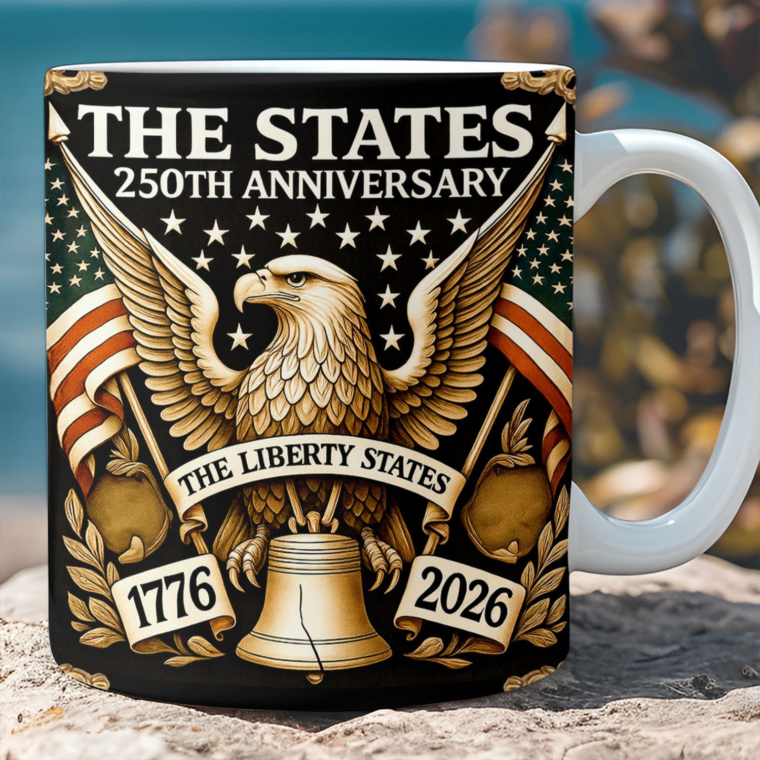 Usa 250 Years Anniversary Mug  American Independence 1776 2026  Patriotic 4th Of July White Mug 1768189370945.jpg