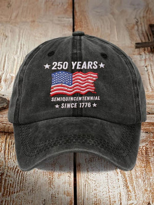 250th Anniversary Vintage Washed Cap American Independence 1776 2026 Patriotic 4th Of July 1768189671048.jpg