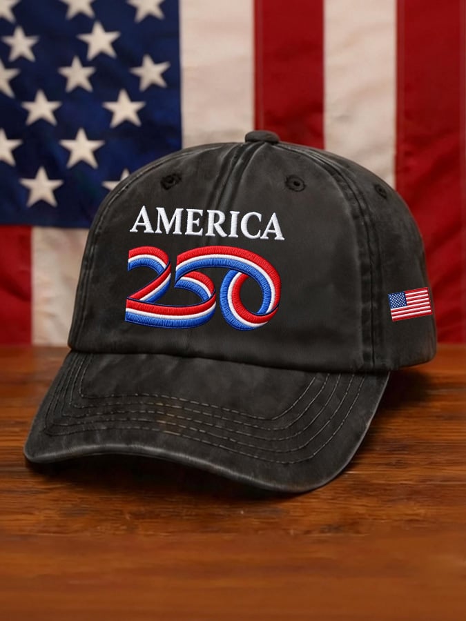 America 250th Anniversary Vintage Washed Cap American Independence 1776 2026 Patriotic 4th Of July 1768189866655.jpg