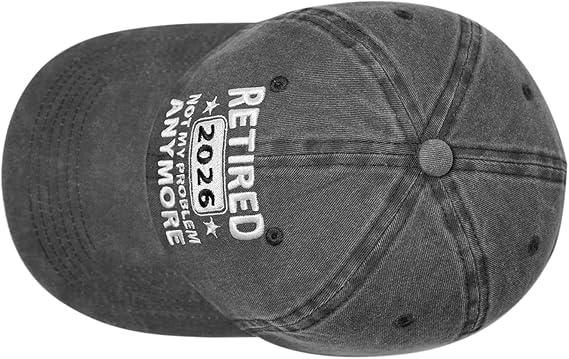 Retirement Gifts For Men Woman Retirement Hats 2026 Cool Retired Gift   Adjustable Embroidery Baseball Cap 1768274882622.jpg