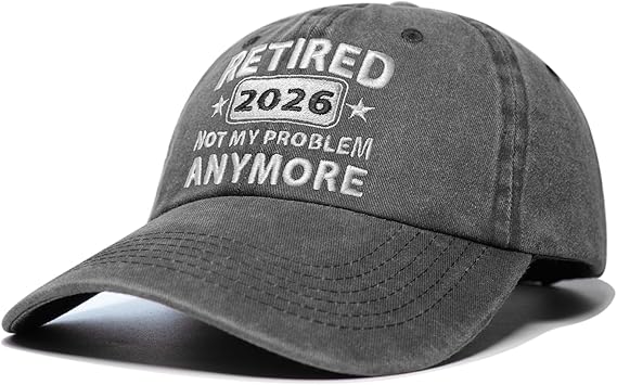 Retirement Gifts For Men Woman Retirement Hats 2026 Cool Retired Gift   Adjustable Embroidery Baseball Cap 1768274882648.jpg
