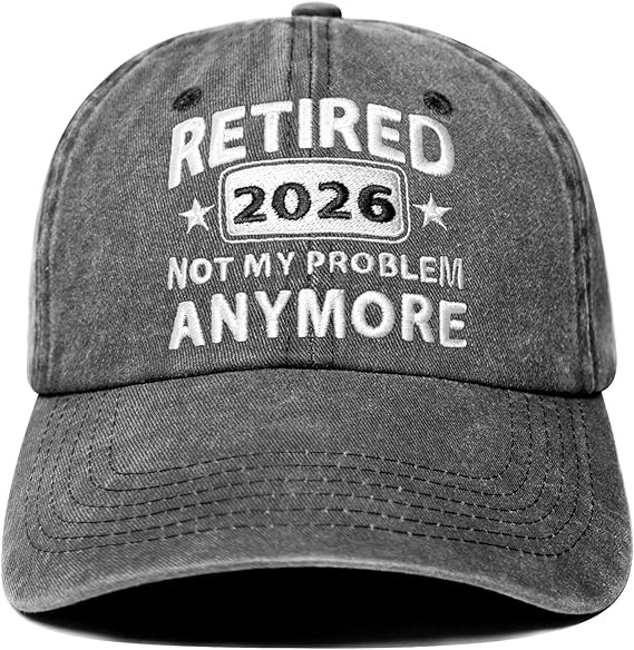 Retirement Gifts For Men Woman Retirement Hats 2026 Cool Retired Gift   Adjustable Embroidery Baseball Cap 1768274883269.jpg