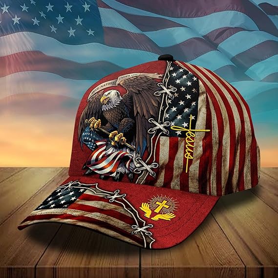 3d Printed One Nation Under God Baseball Cap American Eagle Hat For Usa Patriots Unique Design Hat 1768277066521.jpg