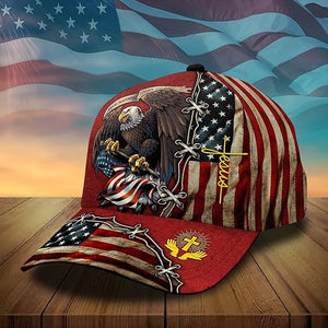 3d Printed One Nation Under God Baseball Cap American Eagle Hat For Usa Patriots Unique Design Hat 1768277066521.jpg