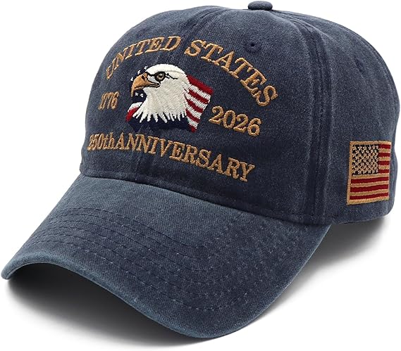 United States 250th Anniversary Hat Usa Baseball Cap 1776 2026 American Eagles Hat Patriotic Embroidered Hats For Men Women 1769228022519.jpg