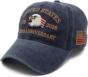 United States 250th Anniversary Hat Usa Baseball Cap 1776 2026 American Eagles Hat Patriotic Embroidered Hats For Men Women 1769228022519.jpg