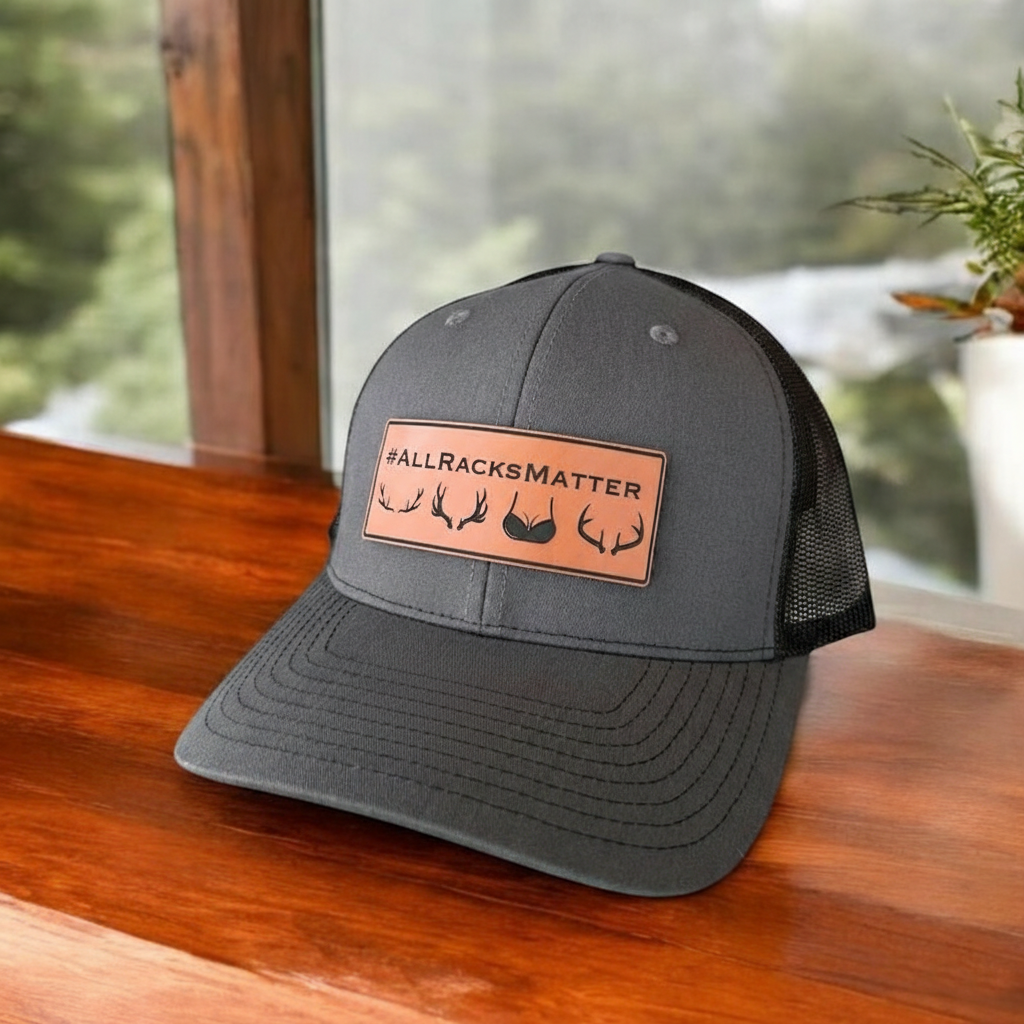 All Racks Matter Hunting Leather Patch Hat Gift For Husband Boyfriend Valentines Day Gift For Him 1769399561825.png