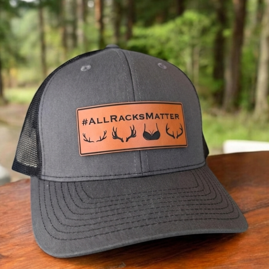 All Racks Matter Hunting Leather Patch Hat Gift For Husband Boyfriend Valentines Day Gift For Him 1769399561859.png