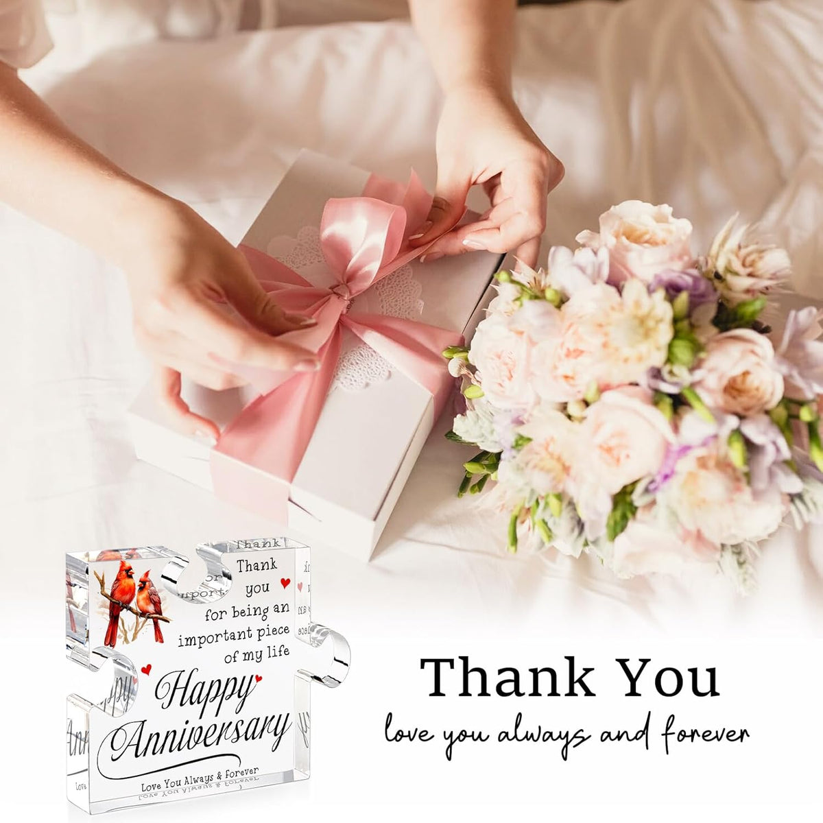 Happy Anniversary Cardinal Gifts For Women Men Best Wedding Aniversario Gifts For Wife Husband Romantic Keepsake For Her Him Puzzle Piece Gift 1769500318429.jpg