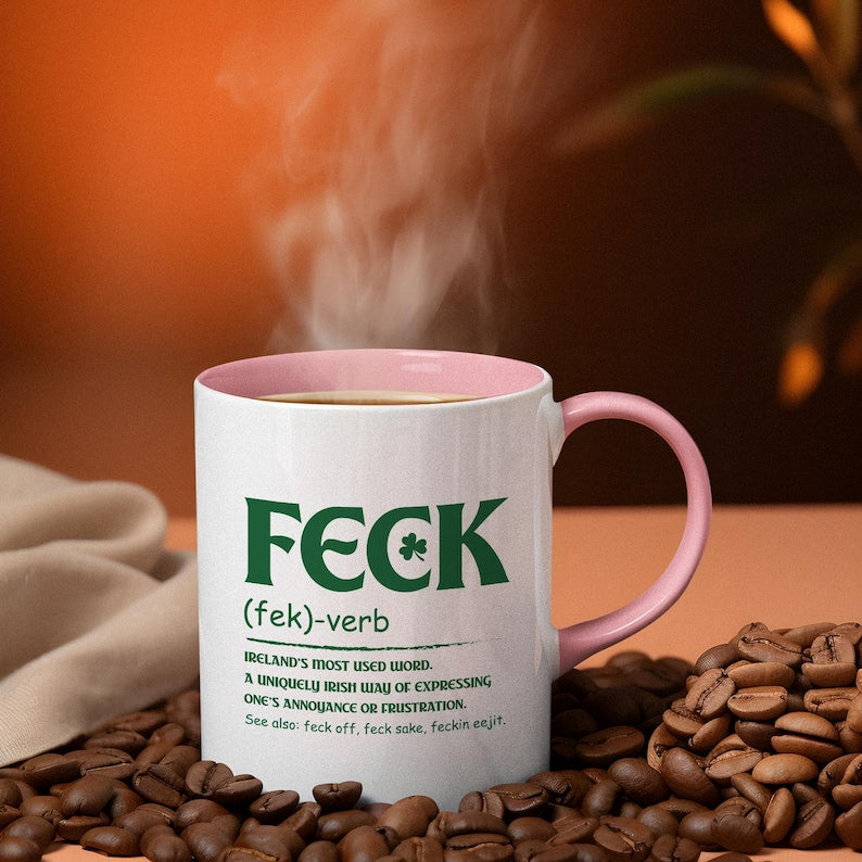 Funny Irish Feck Coffee Mug   St Patricks Day Gift 1770018499044.jpg