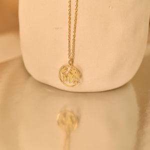 World Map Necklace Travel Necklace Minimalist Earth Necklace Adventure Awaits Necklace Travel Lover Gift Gifts For Mom Gs0057 1770104409145.jpg