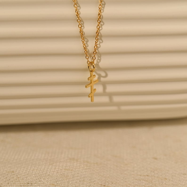 18k Gold Russian Orthodox Cross Necklace Christian Faith Jewelry Religious Pendant Spiritual Protection Gift For Him Or Her 1770104583747.jpg