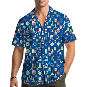 Science Lab Hawaiian Shirt For Men Women Youth Chemistry Teacher Gift Scientist Party Outfit Geek Nerd Button Down Back To School Shirt 1770603910868.jpg