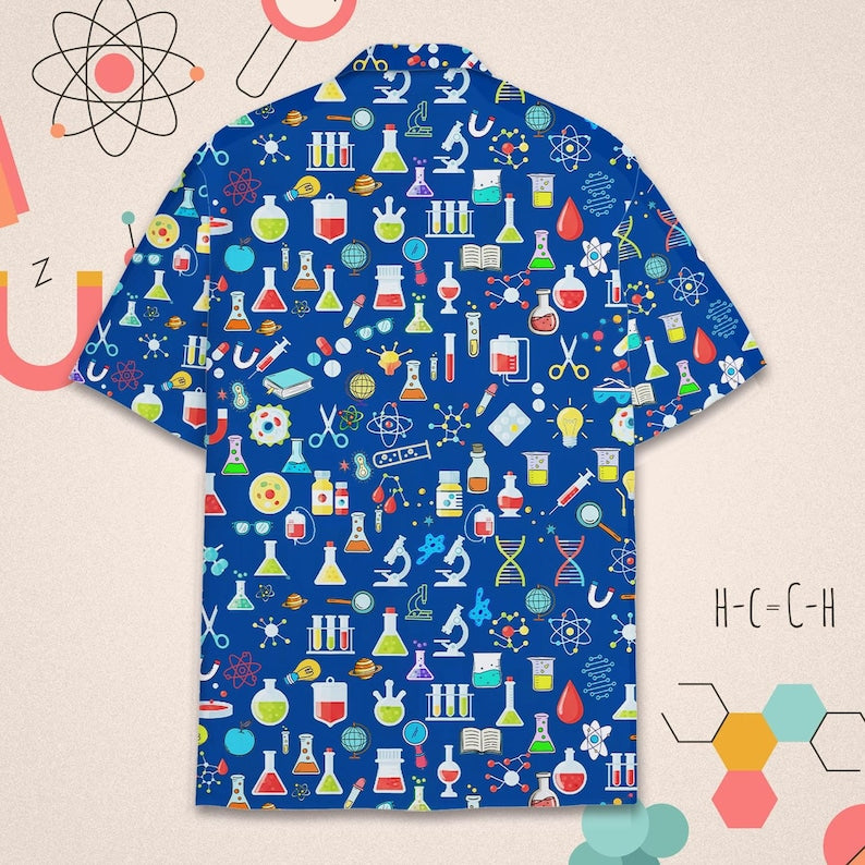 Science Lab Hawaiian Shirt For Men Women Youth Chemistry Teacher Gift Scientist Party Outfit Geek Nerd Button Down Back To School Shirt 1770603910942.jpg