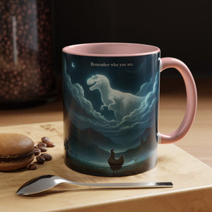 Remember Who You Are Mug Funny T Rex Chicken Meme Gift 1770605697879.jpg