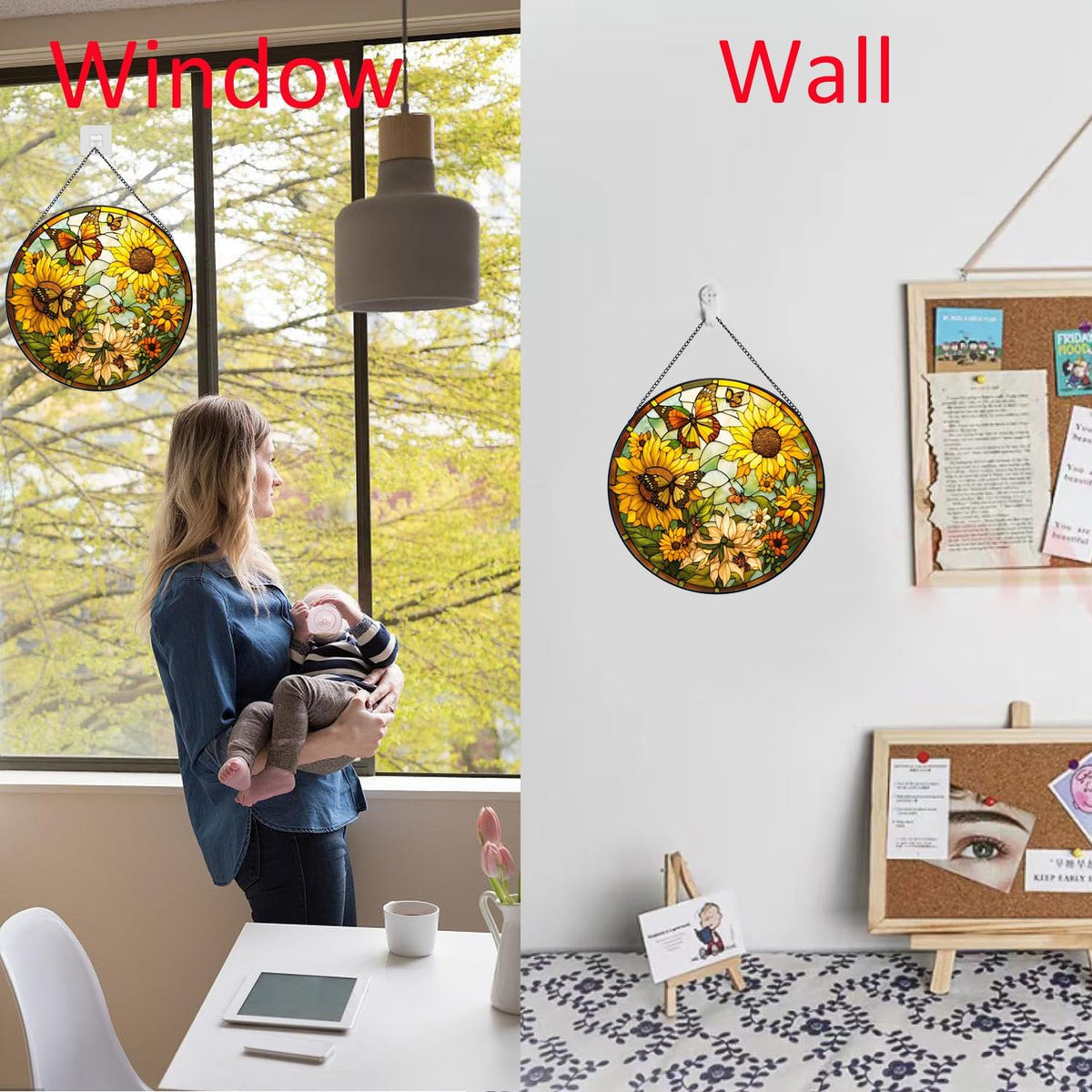 Sunflower Hanging Stained Glass For Windows20cm787inch Hand Painted Sun Catcher Garden Hangings Christmas Mothers Day Valentines Day Ornaments Festival Gift 1770610056369.jpg