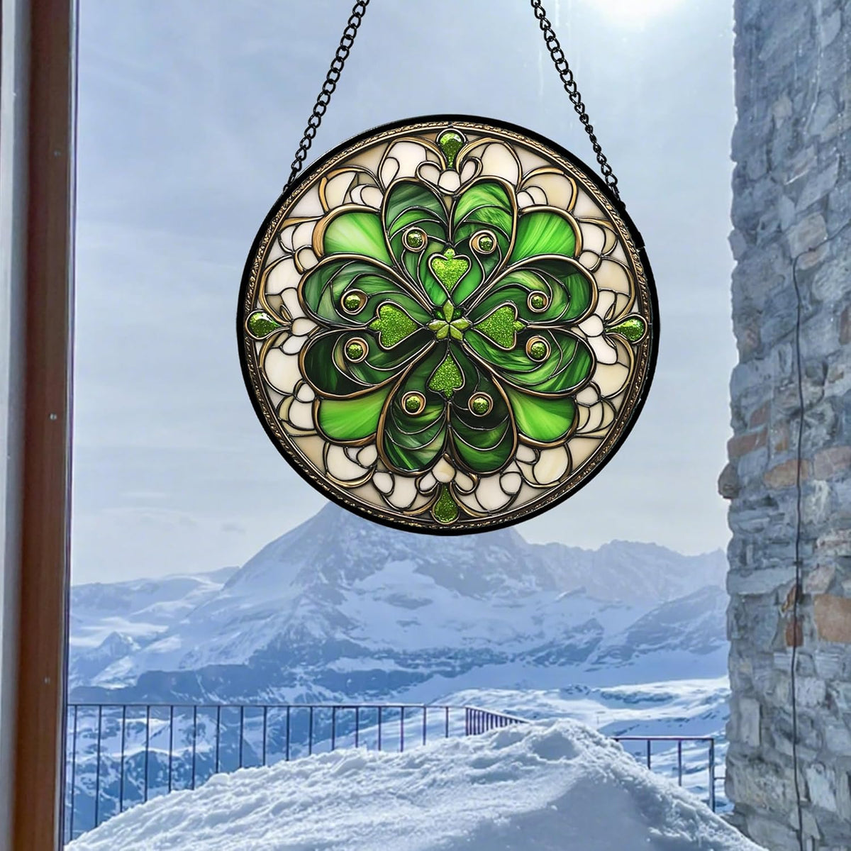 Stained Glass Window Hanging St Ripak Festival Green Lucky Clover   Suncatcher Door Garden Sun Catcher Ireland Decor Mothers Day For Mom Woman Her Men Sisters 1770610534286.jpg